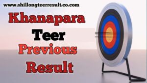 Khanapara Teer Previous Result