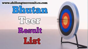 Bhutan Teer Result List