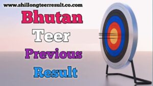 Bhutan Teer Previous Result