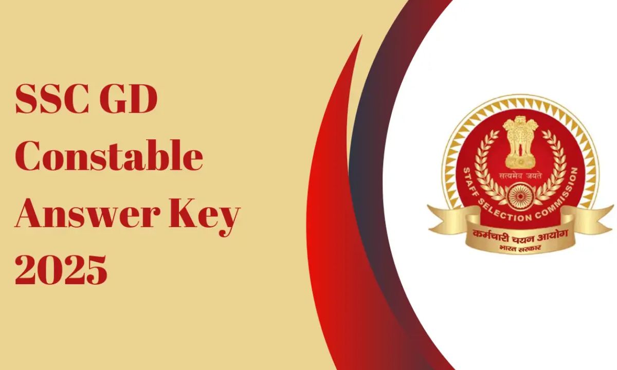 SSC GD Final Answer Key 2025